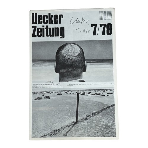 Gunther uecker zeitung - uecker,