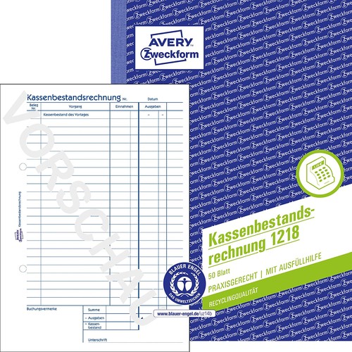 Avery zweckform formularbuch - avery,