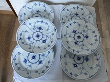 Antike 6 Stück Kuchenteller