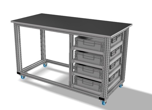 Mobile werkbank mit - mobile,
