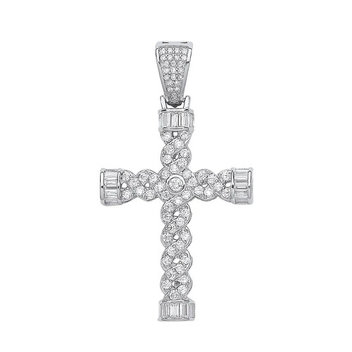 Kreuz anhänger sterlingsilber - kreuz,