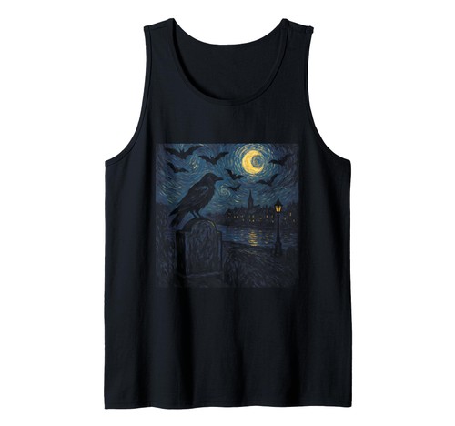 Krähen grabstein tank top - krähen-grabstein,