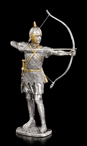 Zinn ritter figur mit pfeil - figur,