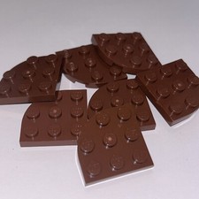 4283660 LEGO® Rundplatte Ecke 3 x 3 Rotbraun 2 Stück