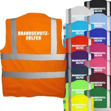 Warnweste mit Reflex-Druck