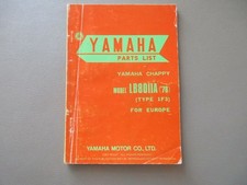 Yamaha LB 80 Handbuch Ersatzteilliste Ersatzteilkatalog Teile 1F3-2819