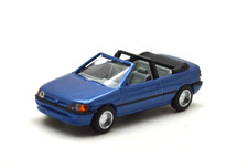 1:87 (H0) - Busch Ford Escort Ghia Cabrio - blau metallic