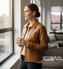 Mauritius Echtlederjacke Gr