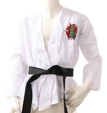Karate Boy Jacke mit Gürtel  Fasching  Kinder Kostüm ( Gr. 128 )  6- 8 Jahren