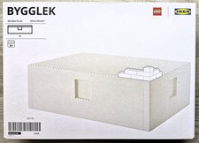 IKEA BYGGLEK LEGO BOX & SPIELHAUS MIT DECKEL 35x26x12 cm NEU & OVP 