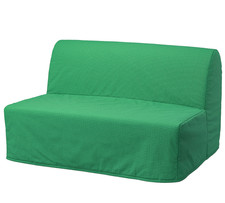 IKEA LYCKSELE Bezug für 2-Sitzer Schlafsofa, Vansbro hellgrün BRANDNEU Original