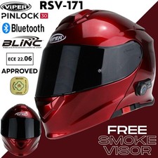 ViPER RS-V171 Klapphelm mit Bluetooth Motorradhelm ECE 22.06 ACU Gold Sonnenblen