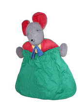 Sigikid Maus grau rot grün