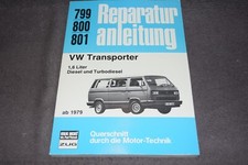 Reparaturanleitung Reparaturhandbuch VW T3 Transporter 1.6 D/TD neuwertig