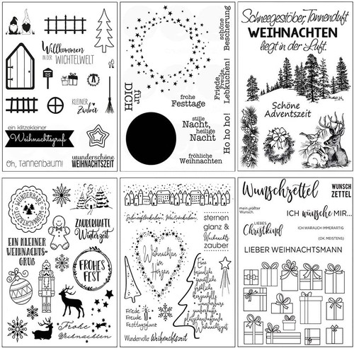 Silikonstempel weihnachten - silikonstempel,