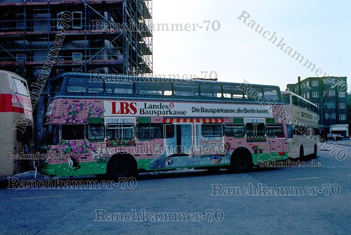 Bvg bus 2469 berlin - berlin, 70/80er