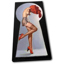 Vintage Girl Poster Sexy Retro