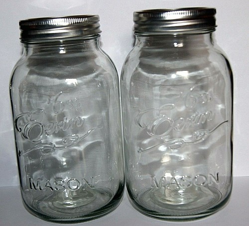 Liter glas mason - 2,