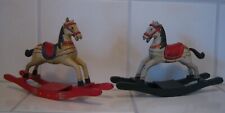 Antikes Schaukelpferd Set Nostalgie Holz  (Nr.1)