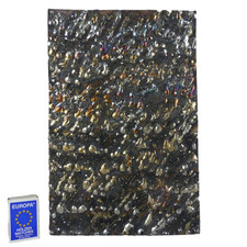 WULF KIRSCHNER Kleines Relief Schraffur II signiert Stahlrelief Wand Skulptur