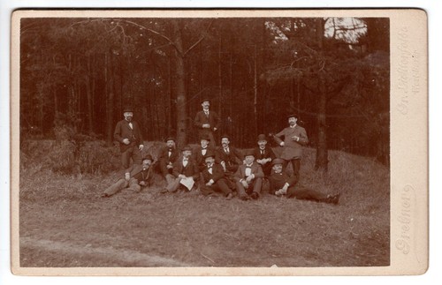 Foto kabinettkarte männer - foto,