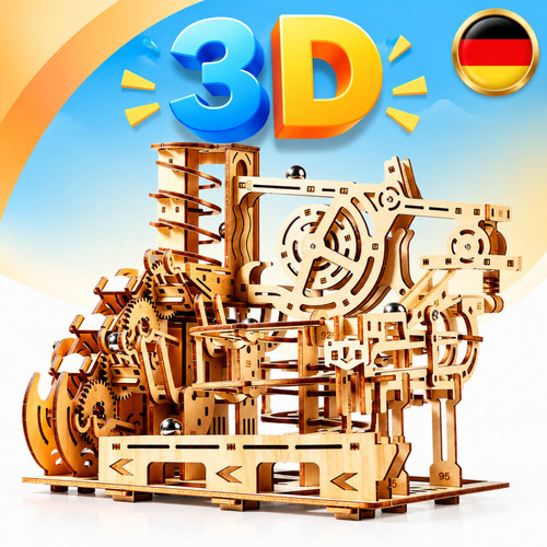 Elektrische murmelbahn - elektrische, 3d