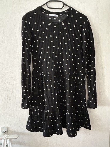Zara strickkleid s schwarz - s,