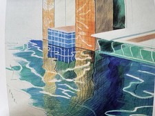 David Hockney Pool und Treppe