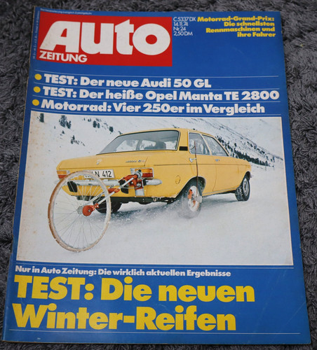 Auto zeitung 1974 opel - auto,