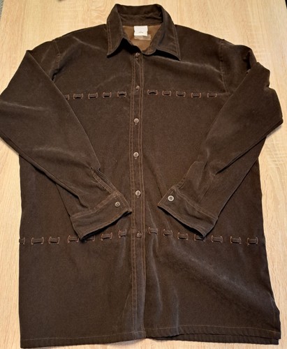 Damen bluse wildlederimitat - bluse,