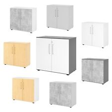 bümö Aktenschrank abschließbar Büroschrank Holz    abschließbarer Schrank