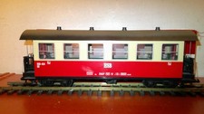 LGB  beleuchteter rot/beiger  vierachser HSB Personenwagen LGB Nr. 30730 OVP