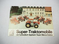 Schlüter Super 1050 1250 V VL 1500 2000 TV TVL Traktomobile Prospekt 1978