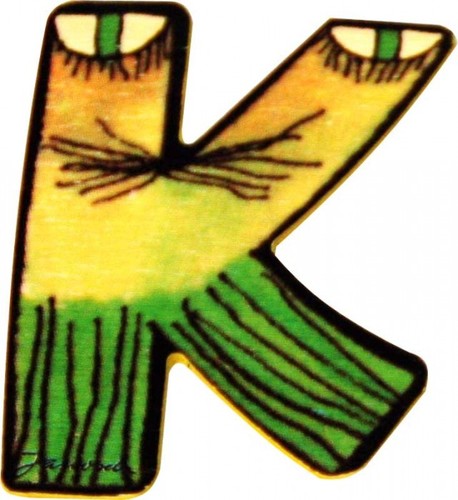 Janosch holzbuchstabe cm - holzbuchstabe, 6