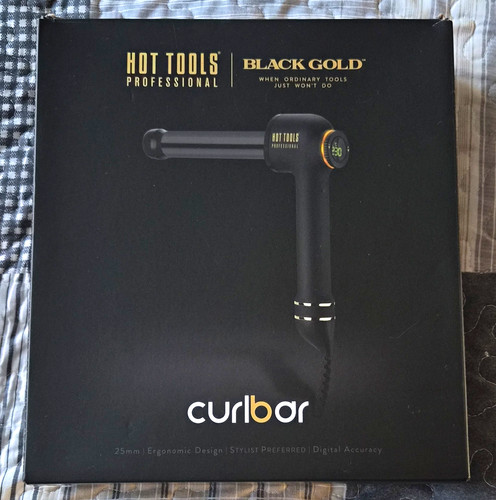 Hot tools black gold - black, curlbar
