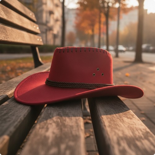 Cowboyhut mit hutband - cowboyhut,