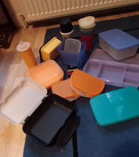 Tupperware Tupper Packet 14 Teile Brot Box, Trinkbecher, Käse Box, Frühstück  