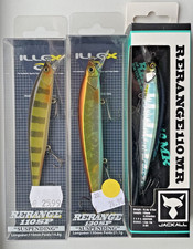 Illex Jackall Rerange 110 SP MR 130SP Wobbler Angelköder Set