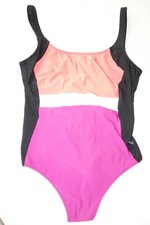 Badeanzug von ROSA FAIA 42C lachs-pink-schwarz Unterbrustgummi Bügel neuwertig