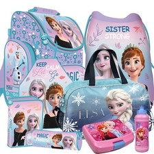 Frozen Schulranzen Tornister Ranzen Rucksack Schulrucksack Set 8 teilig Mädchen