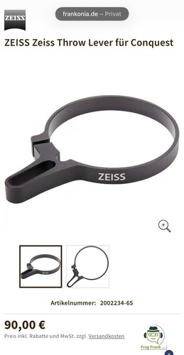 Zeiss throw - zeiss, für
