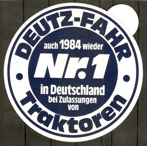Deutz aufkleber sticker - deutz,