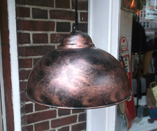 Retro Edi Light Hängeleuchte Deckenlampe emaliertes Metall lamp