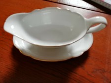 Goldrandgeschirr Sauciere Inka "Seltmann Weiden"