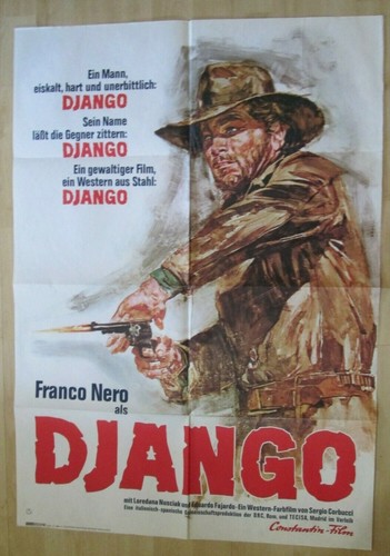 Filmplakat django franco - django, (