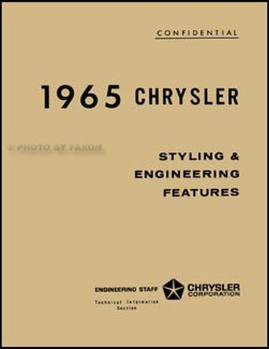 1965 chrysler styling and - 1965,