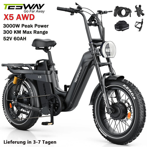 Tesway awd zoll 52v 60ah - tesway, 20