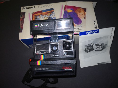 Schwarze polaroid supercolor - schwarze,