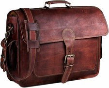 Herren Business Vintage Braun