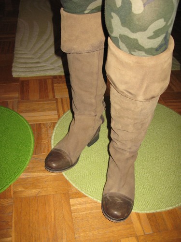 Damen stiefel leder - damen, braun